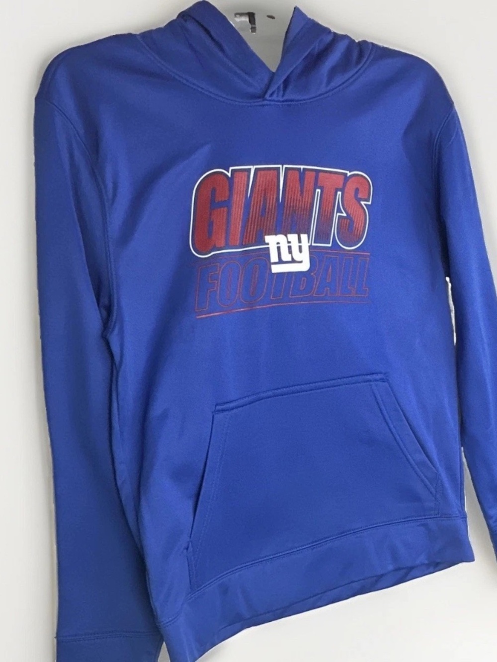 New York Giants Official NFL HOODIE Hooded Sweatshirt TEAM APPAREL YOUTH LARGE